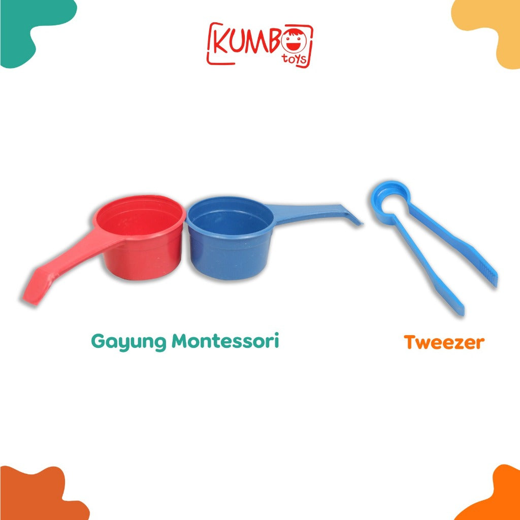 Terlengkap Paket Sensory Play Mainan Montessori dan Painting