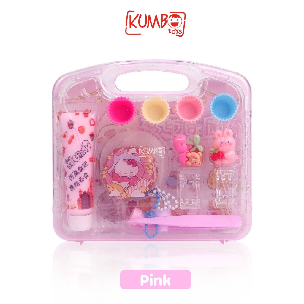 Mainan Edukasi DIY Cream Goo Card Set Krim Akrilik Gooka Aksesoris Hiasan Stiker Seni Kerajinan