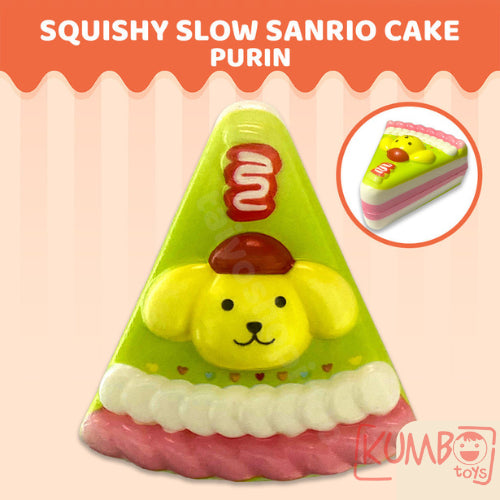 Mainan Anak Squishy Slow Sanrio Cake Karakter Lucu Bentuk Kue
