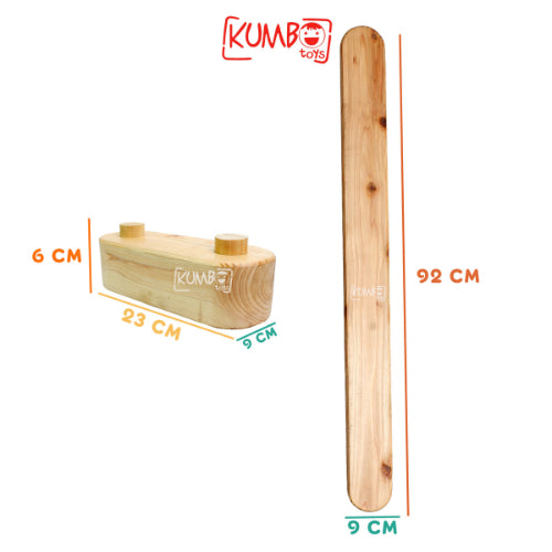 Papan Titian Balance Beam Papan Keseimbangan Anak Mainan Kayu Edukatif