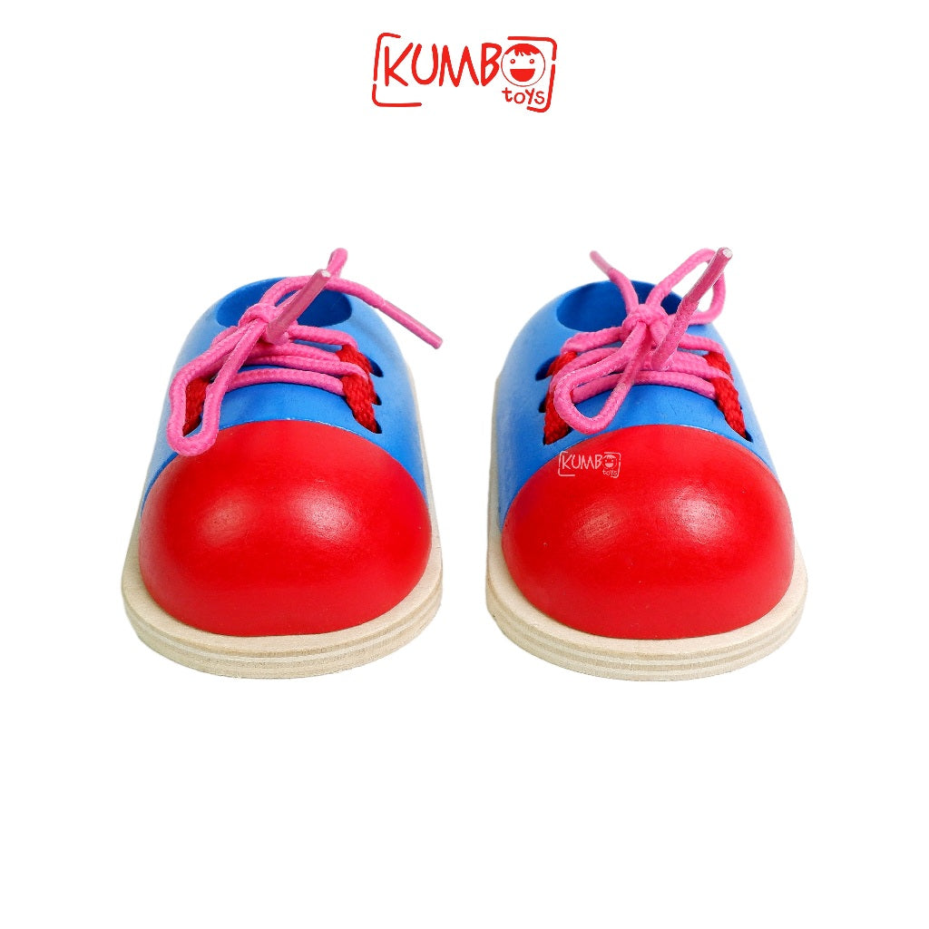 Mainan Edukasi Anak Lacing Shoe Mainan Montessori