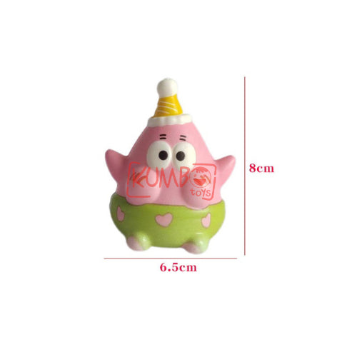 Mainan Anak Squishy Karakter Spongebob Patrick