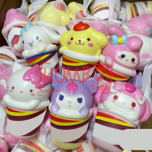Mainan Edukasi Anak Squishy Slow SANRIO Ice Cream Stress Release Squeeze