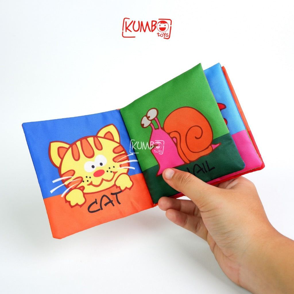 Mainan Anak Cloth Book Buku Bantal Bayi Buku Cerita Bayi Bahan Kain