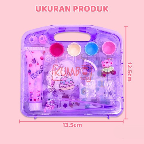 Mainan Edukasi DIY Cream Goo Card Set Krim Akrilik Gooka Aksesoris Hiasan Stiker Seni Kerajinan