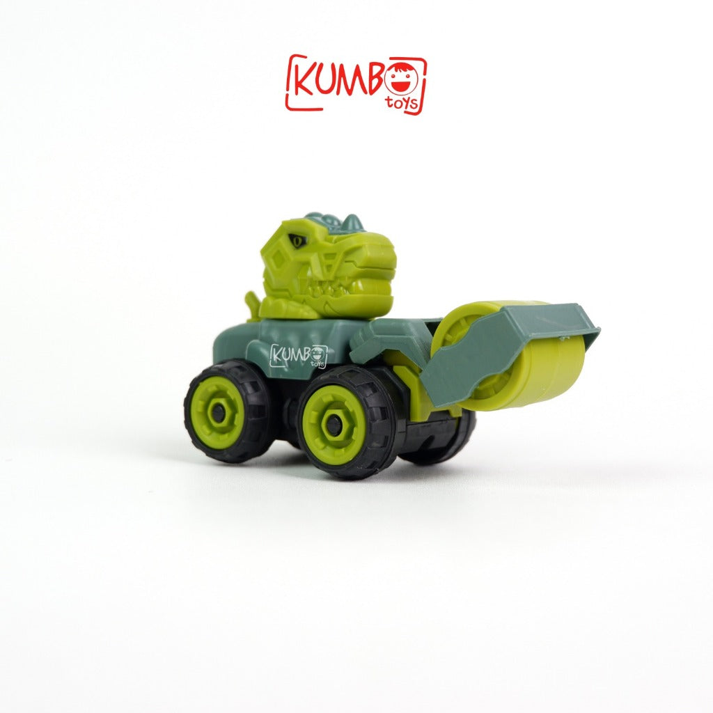 Mainan Edukasi DIY DINO CAR ASSEMBLY Konstruksi Rakit Mobil