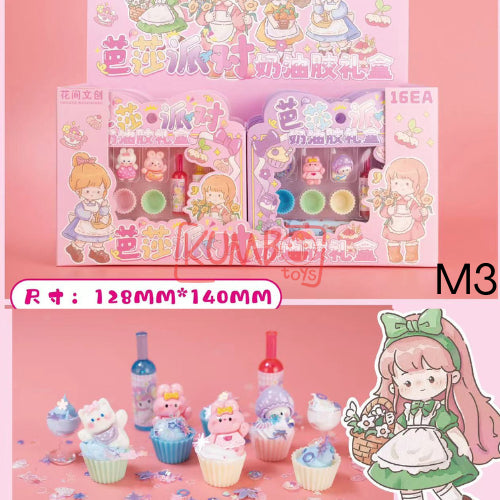 Mainan Edukasi Anak DIY Cream Gooka Guka Set BOX Clay Aksesoris Hiasan Akrilik Kerajinan