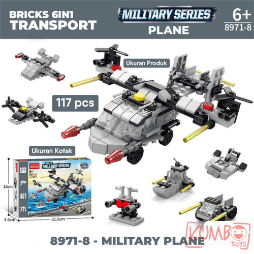 Mainan Edukasi Anak Bricks 6 In 1 Mainan Block