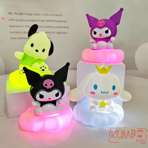 Mainan Anak Lampu Sanrio Bentuk Awan LED Dekorasi Kamar Tidur