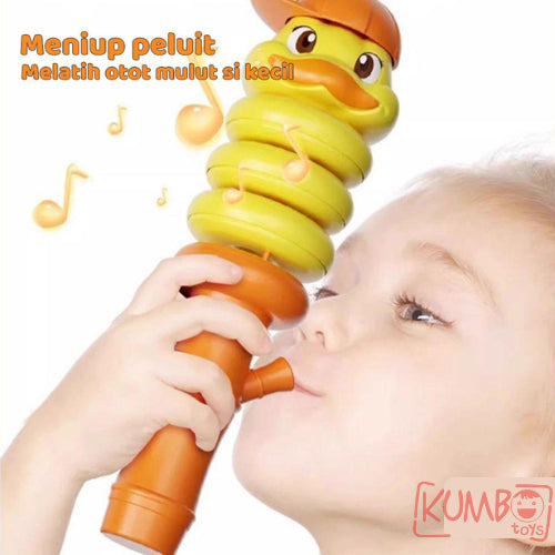 Mainan Edukasi Anak Whistle Shake Spin Baby Rattle Berputar Peluit