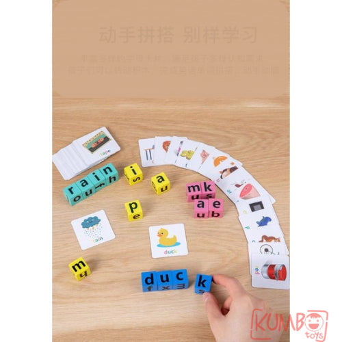 Mainan Edukasi Anak Susun Kata Bahasa Inggris Education English Vocabulary Spelling Game