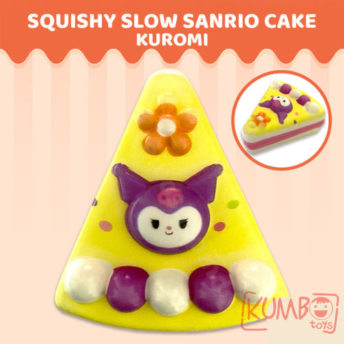 Mainan Anak Squishy Slow Sanrio Cake Karakter Lucu Bentuk Kue