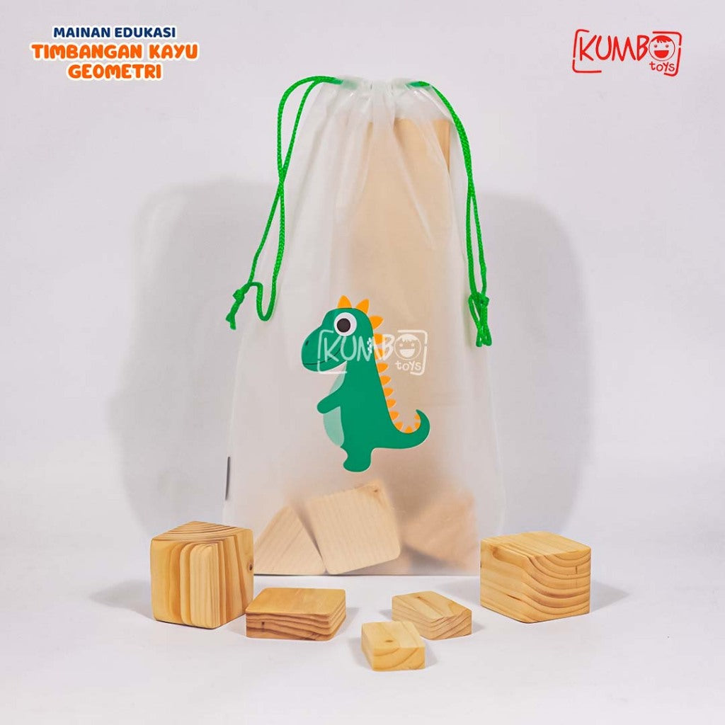 Mainan Edukasi Montessori Mainan Simulasi Kayu Blok Keseimbangan Timbangan Kayu  Mainan Kemampuan Sensorik Tangan Anak