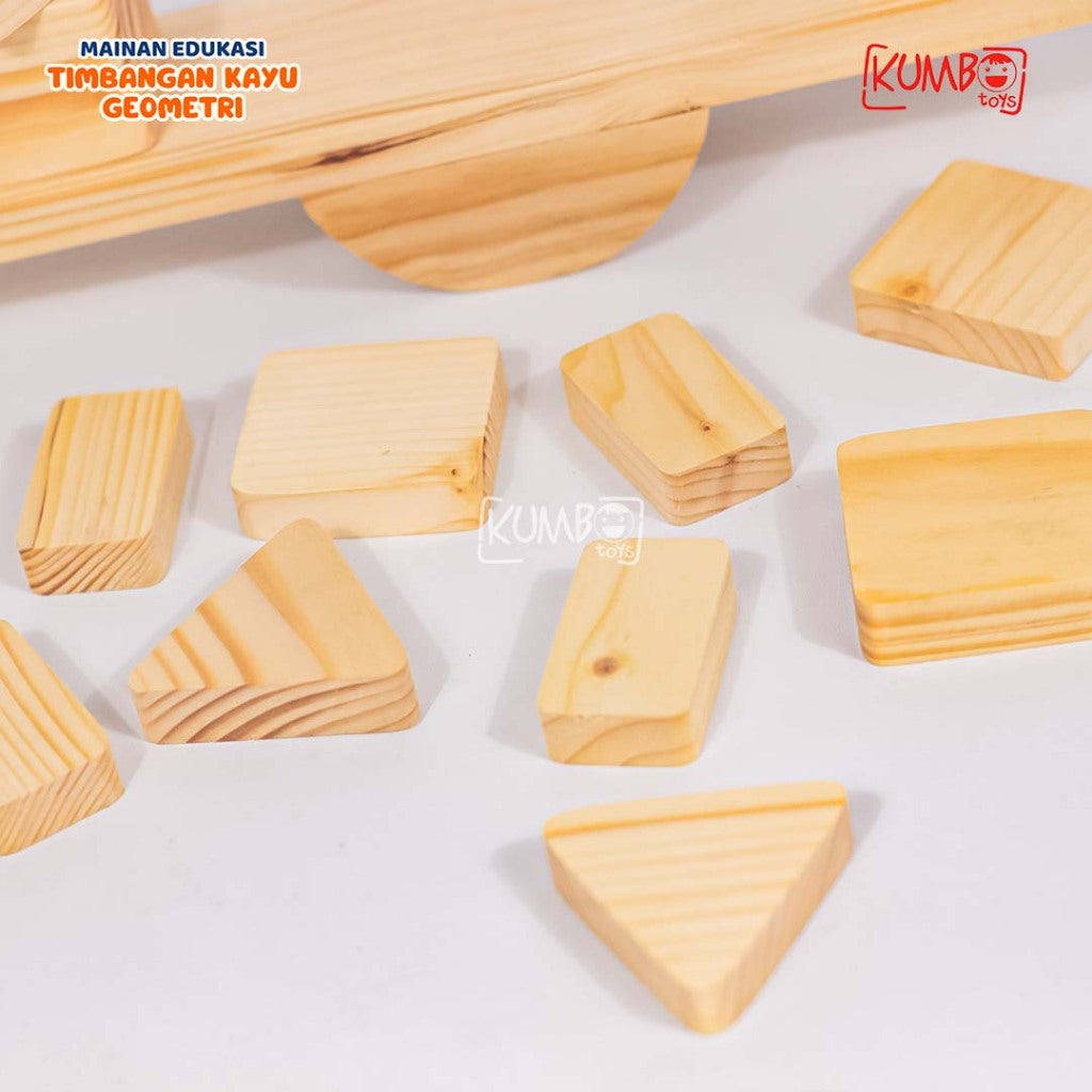 Mainan Edukasi Montessori Mainan Simulasi Kayu Blok Keseimbangan Timbangan Kayu  Mainan Kemampuan Sensorik Tangan Anak