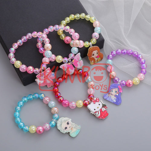 Gelang Manik Karakter Kartun Anak Akrilik Bead Bracelet Korea