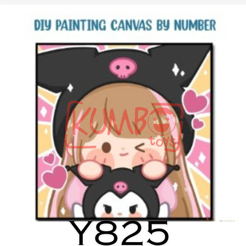 Mainan Edukasi Anak Painting Canvas By Number SANRIO KARAKTER