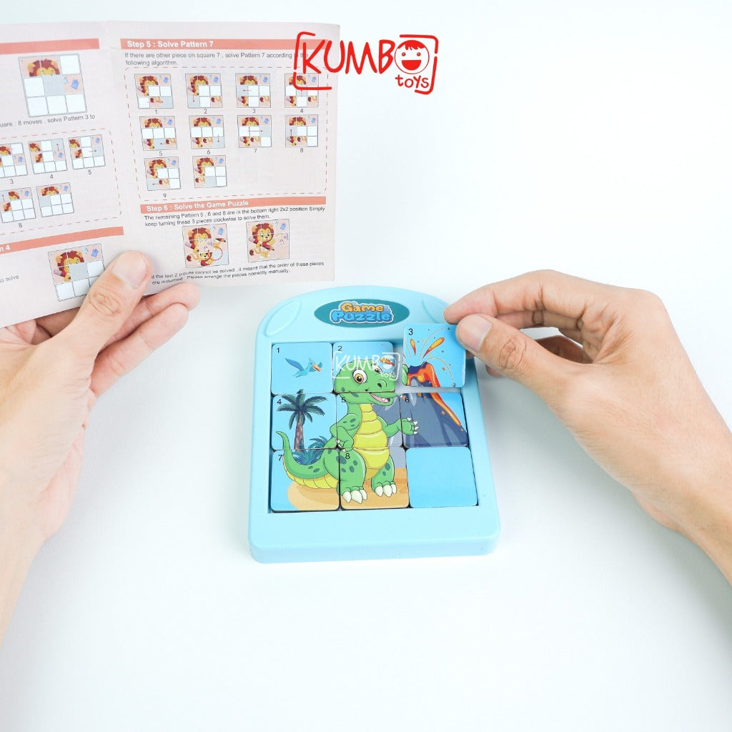 Mainan Edukasi Anak DIY MAGNETIC GAME PUZZLE Papan Tulis