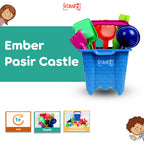 Mainan Edukasi Anak Ember Pasir Castle Ember Istana Cetakan Sekop Jumbo