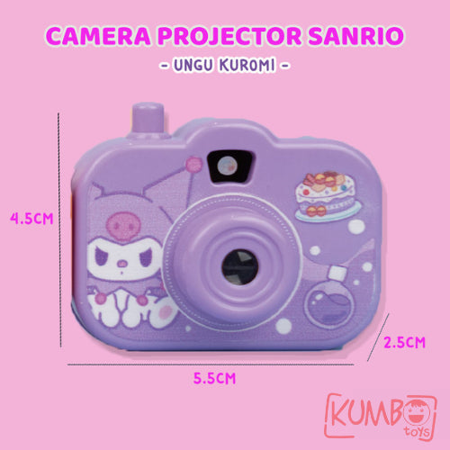Mainan Edukasi Anak Kamera Projector Karakter Sanrio Camera Senter