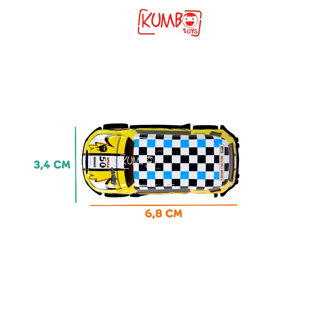 Mainan Edukasi Anak Mobil Pullback Mix Boomerang Drives