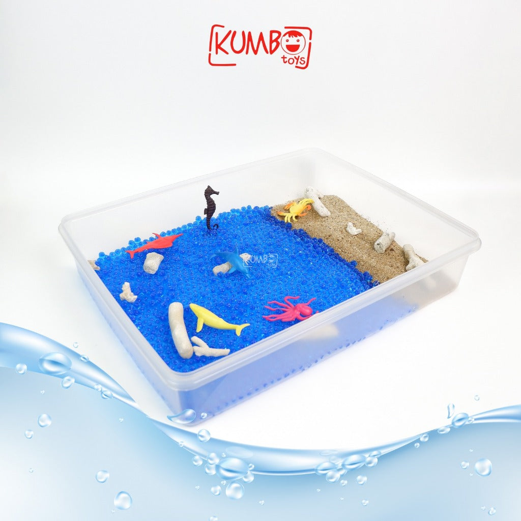 Ocean Sensory Box | Mainan Montessori Sensory Play