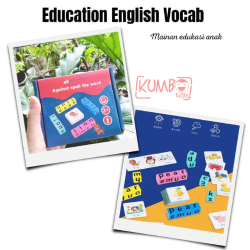 Mainan Edukasi Anak Susun Kata Bahasa Inggris Education English Vocabulary Spelling Game