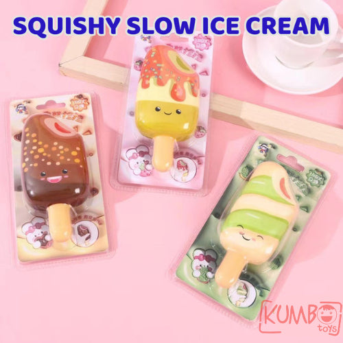 Mainan Anak Squishy Slow Bentuk Ice Cream Mika Squeeze Squishy