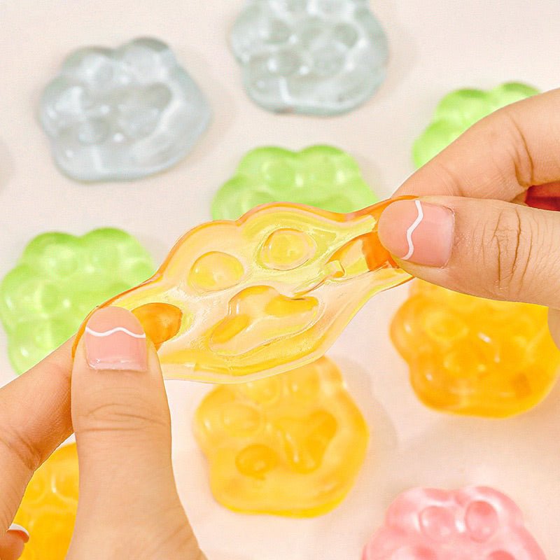 Mainan Anak Squishy Pinch Paw Luminious Glow In The Dark