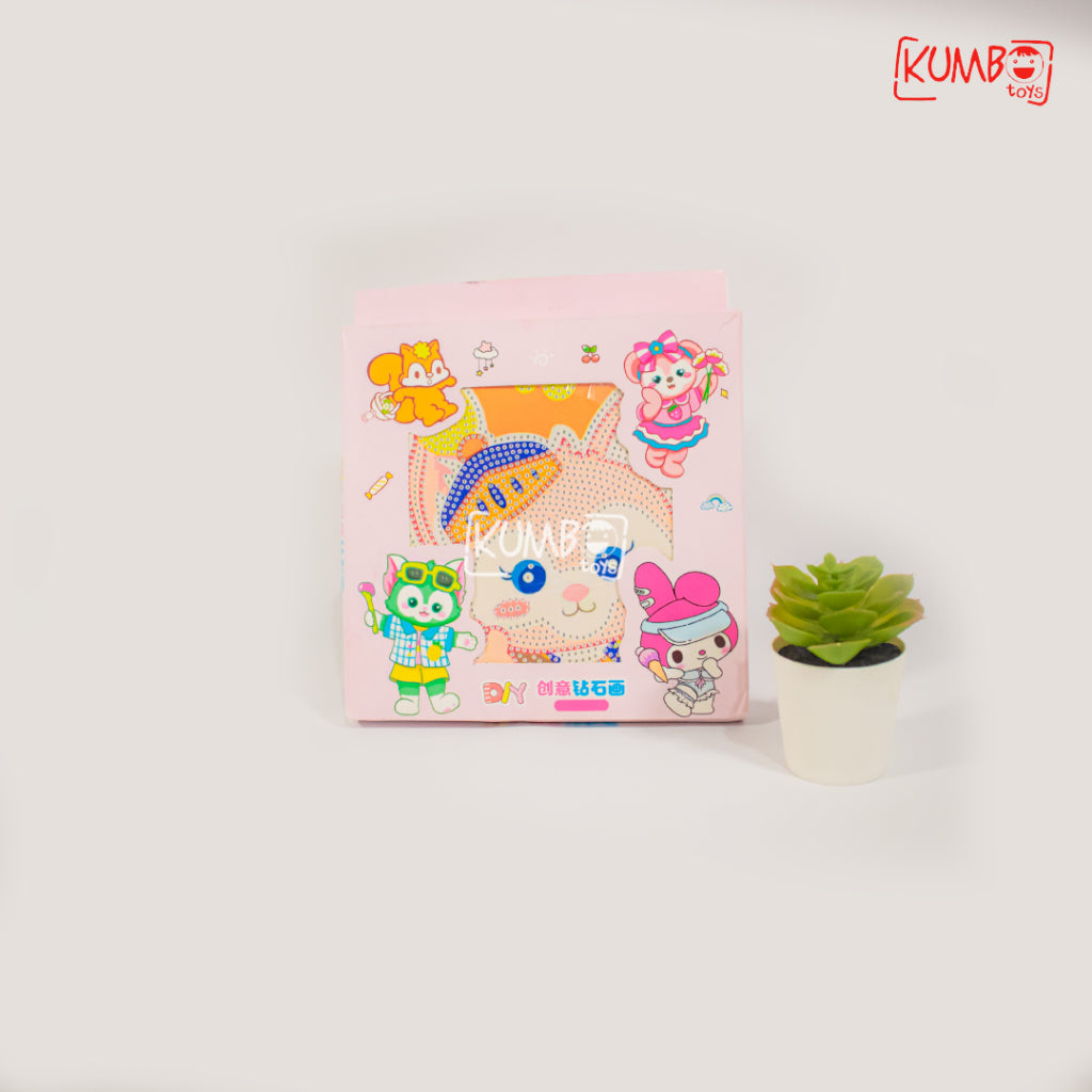 Mainan Edukasi Anak Diamond Painting Karakter Figura Akrilik