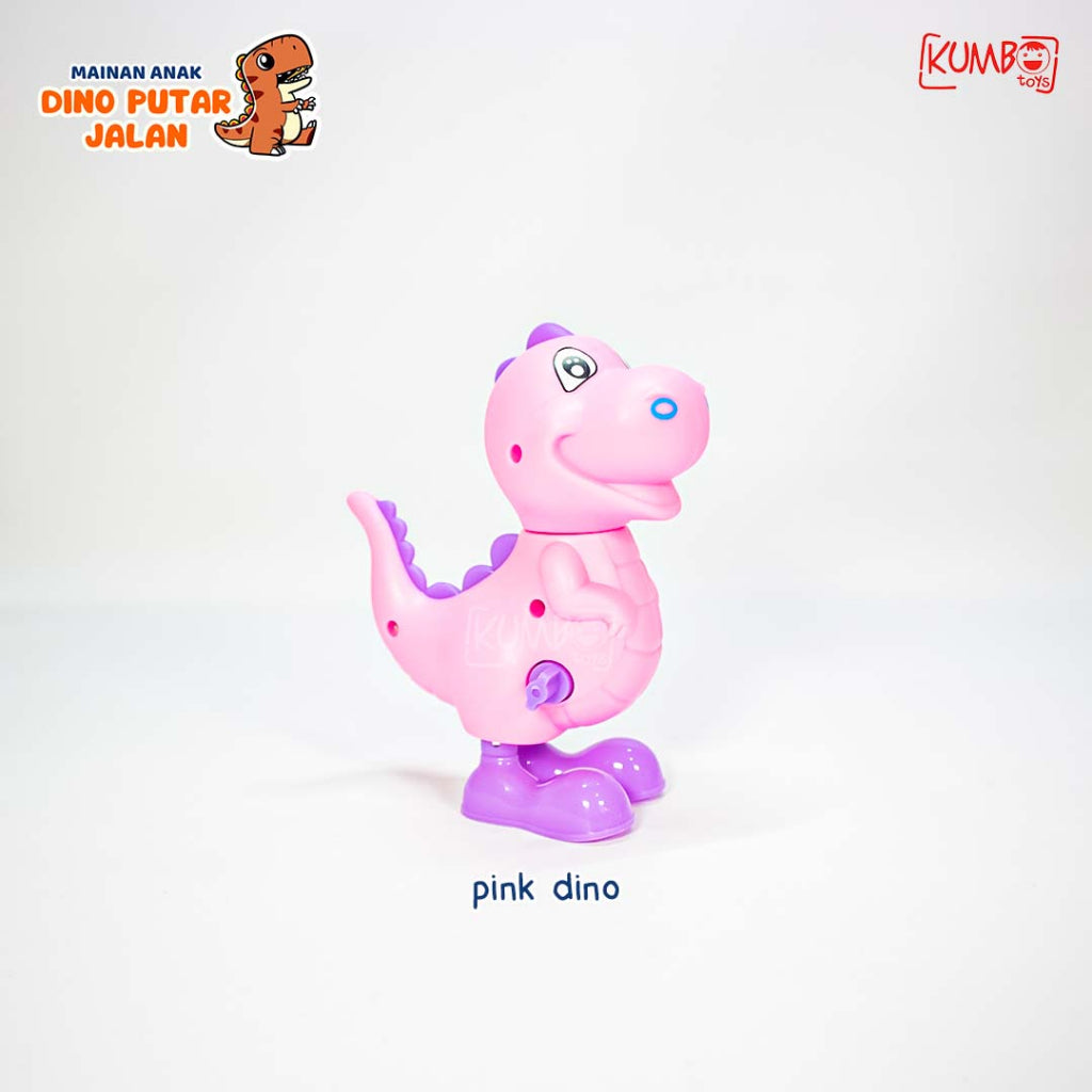 Mainan Anak Dino Berjalan Putar Lompat Warna Lucu