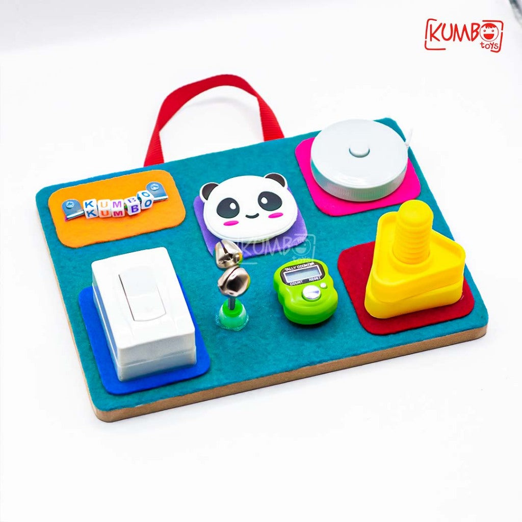 Busy Board Mainan Edukasi Montessori Papan Main Anak