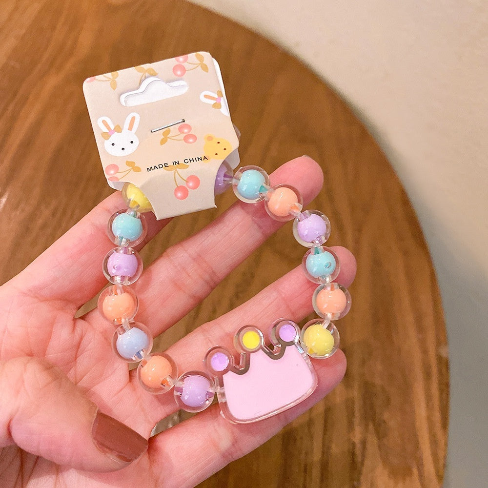 Gelang Manik Jelly Anak Perempuan Karakter Lucu Bracelet Gelang