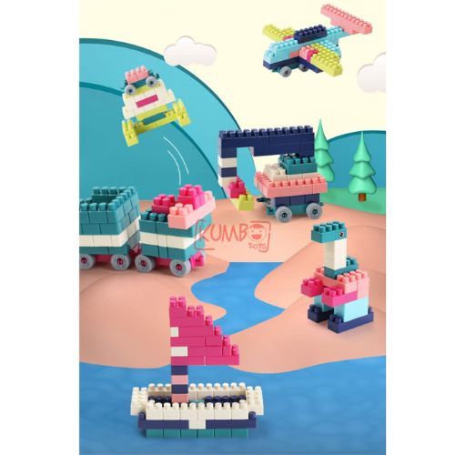 Mainan Edukasi Bricks LEGO balok 280 pcs Anak DIY Susun