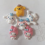 Mainan Sticker 3D Karakter Sanrio Akrilik Stiker Tempelan Lucu