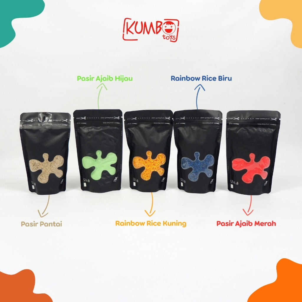 Terlengkap Paket Sensory Play Mainan Montessori dan Painting