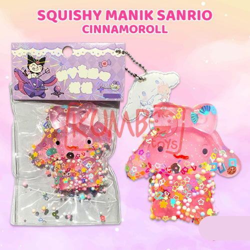 Mainan Edukasi Anak Squishy Manik Sanrio Gel Squeeze