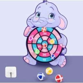 Mainan Edukasi Anak Lempar Bola Tempel Target Dart Ball