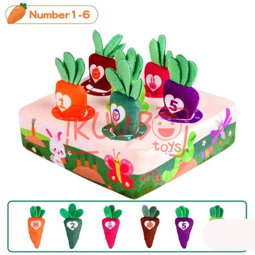 Mainan Edukasi Anak Bayi Carrot Pulling Toy Fine Motor Skills