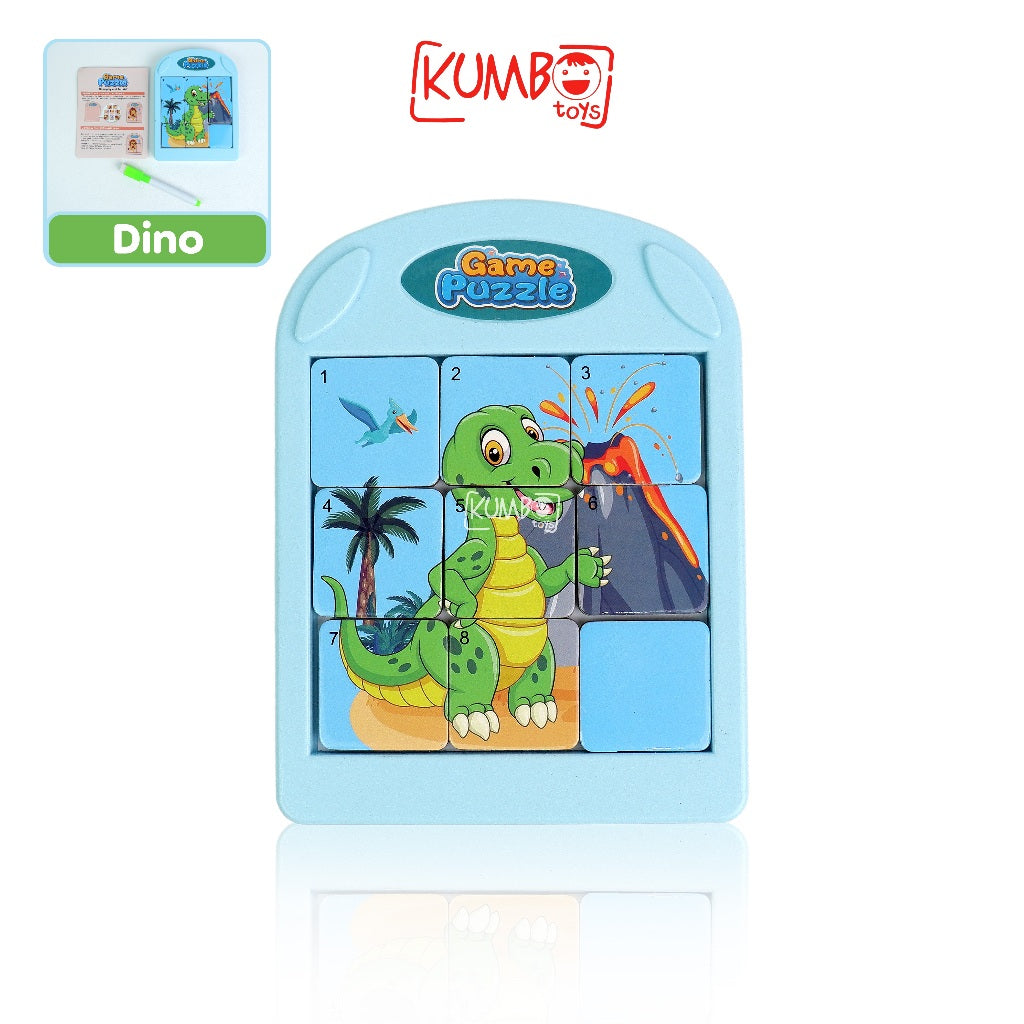 Mainan Edukasi Anak DIY MAGNETIC GAME PUZZLE Papan Tulis