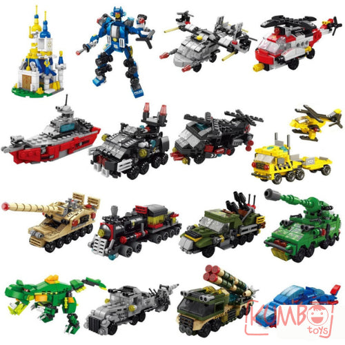 Mainan Edukasi Anak Bricks 6 In 1 Mainan Block