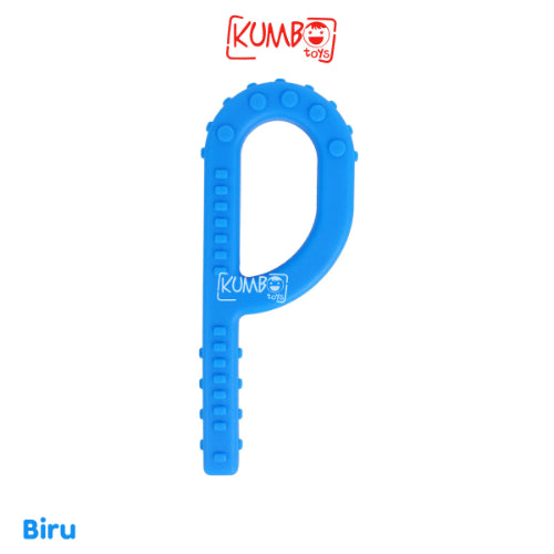 Teether Speech Delay Therapy Tools Bentuk P Alat Terapi Telat Bicara Anak