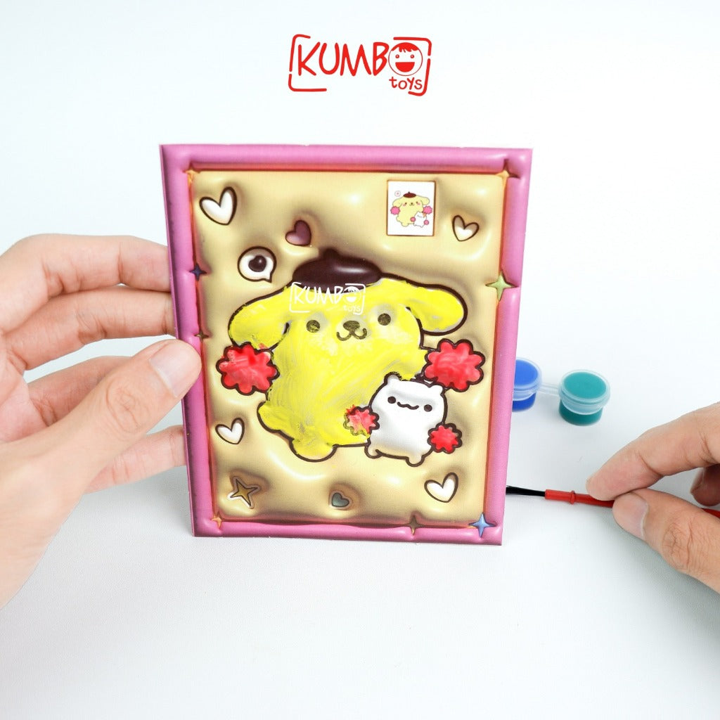 Mainan Edukasi DIY Watercolor Painting Frame Sanrio MINI FRAME PAINTING