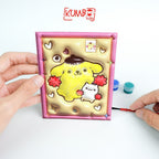 Mainan Edukasi DIY Watercolor Painting Frame Sanrio MINI FRAME PAINTING