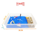 Ocean Sensory Box | Mainan Montessori Sensory Play