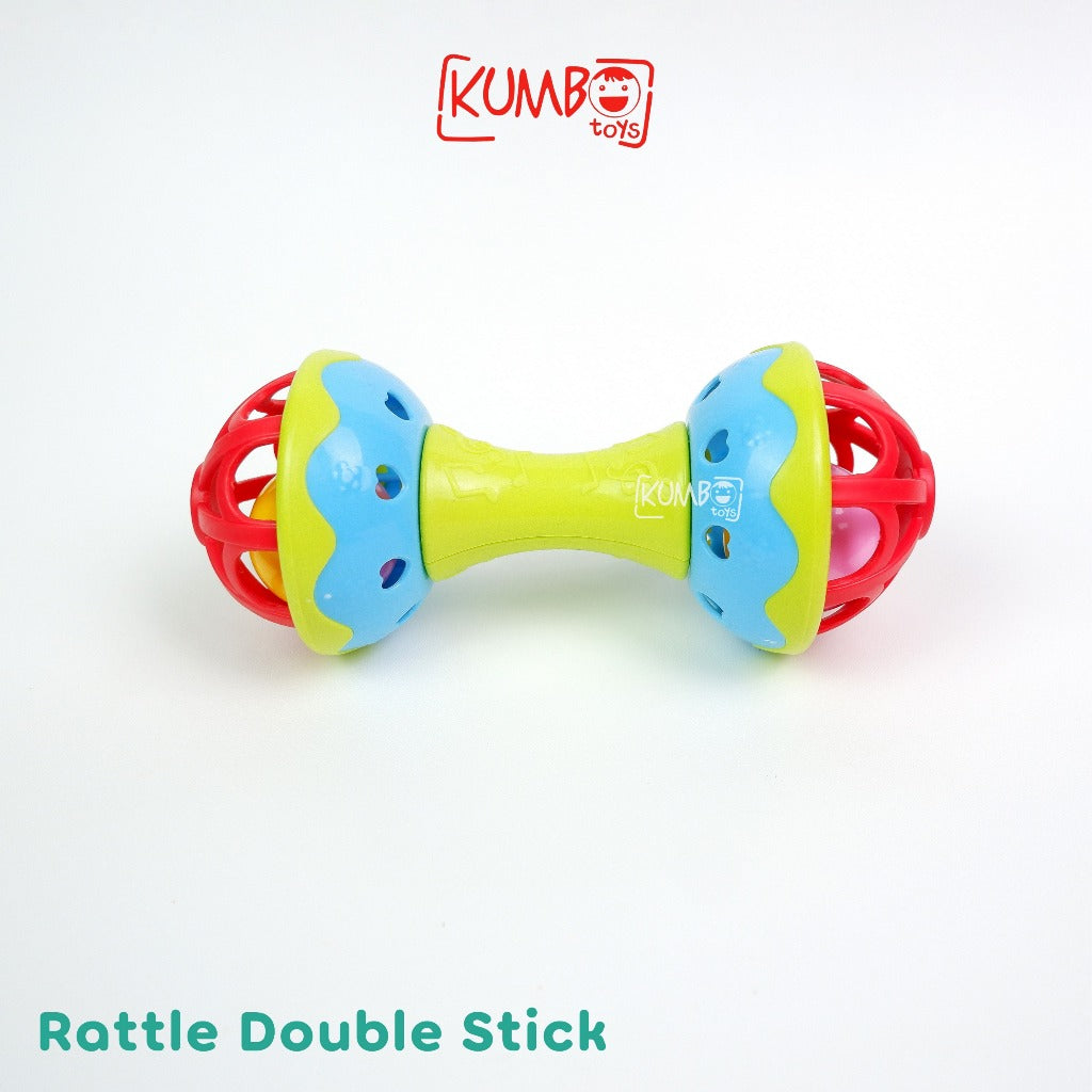 Mainan Kerincing Bayi Mainan Gigitan Bayi Bola Putar Teether Rattle Stick