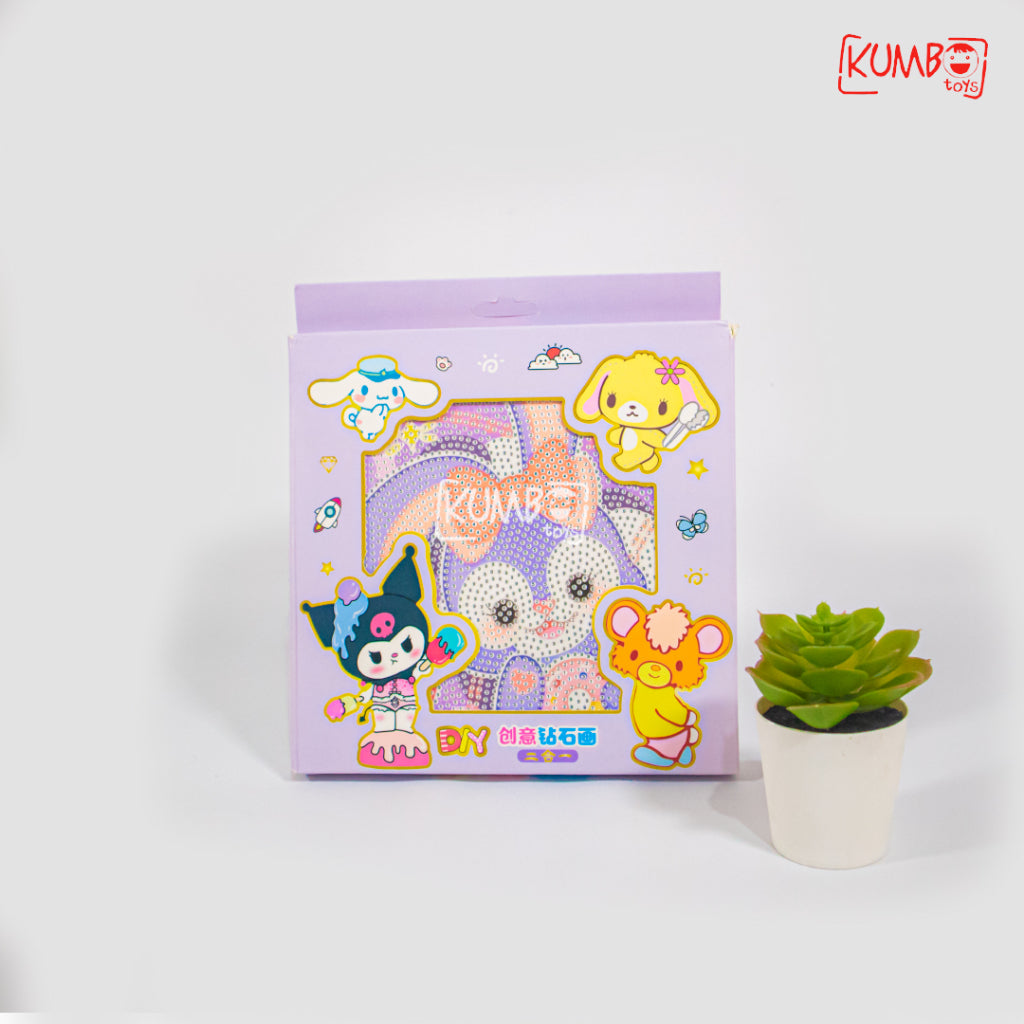 Mainan Edukasi Anak Diamond Painting Karakter Figura Akrilik