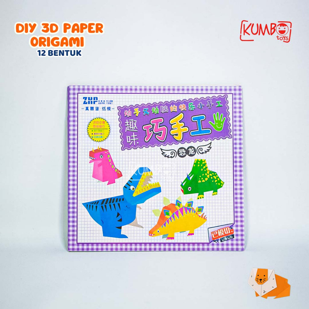 Mainan Edukasi DIY Origami 12 Bentuk