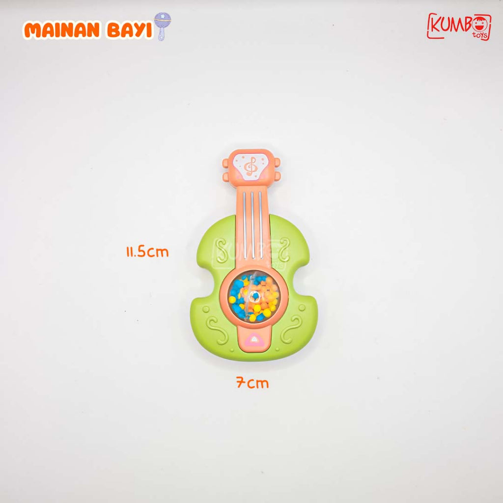 Mainan Edukasi Bayi Kerincing Rattle Music Newborn Mini