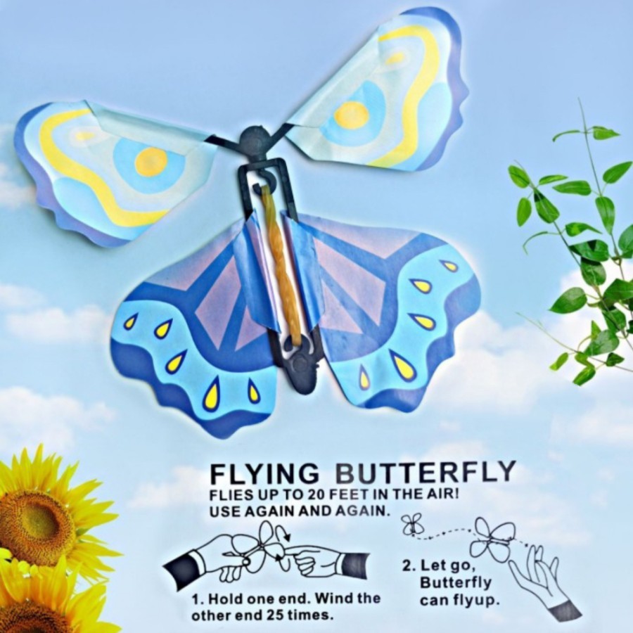 Mainan Kupu Kupu Terbang/ Flying Butterfly Surprise Gift Buttefly