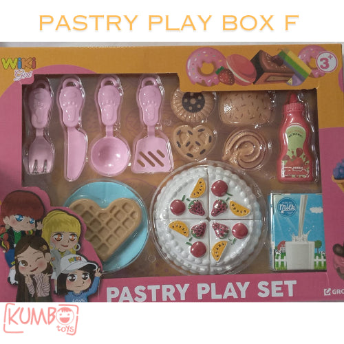 Mainan Edukasi Pretend Play Pastry Play Box